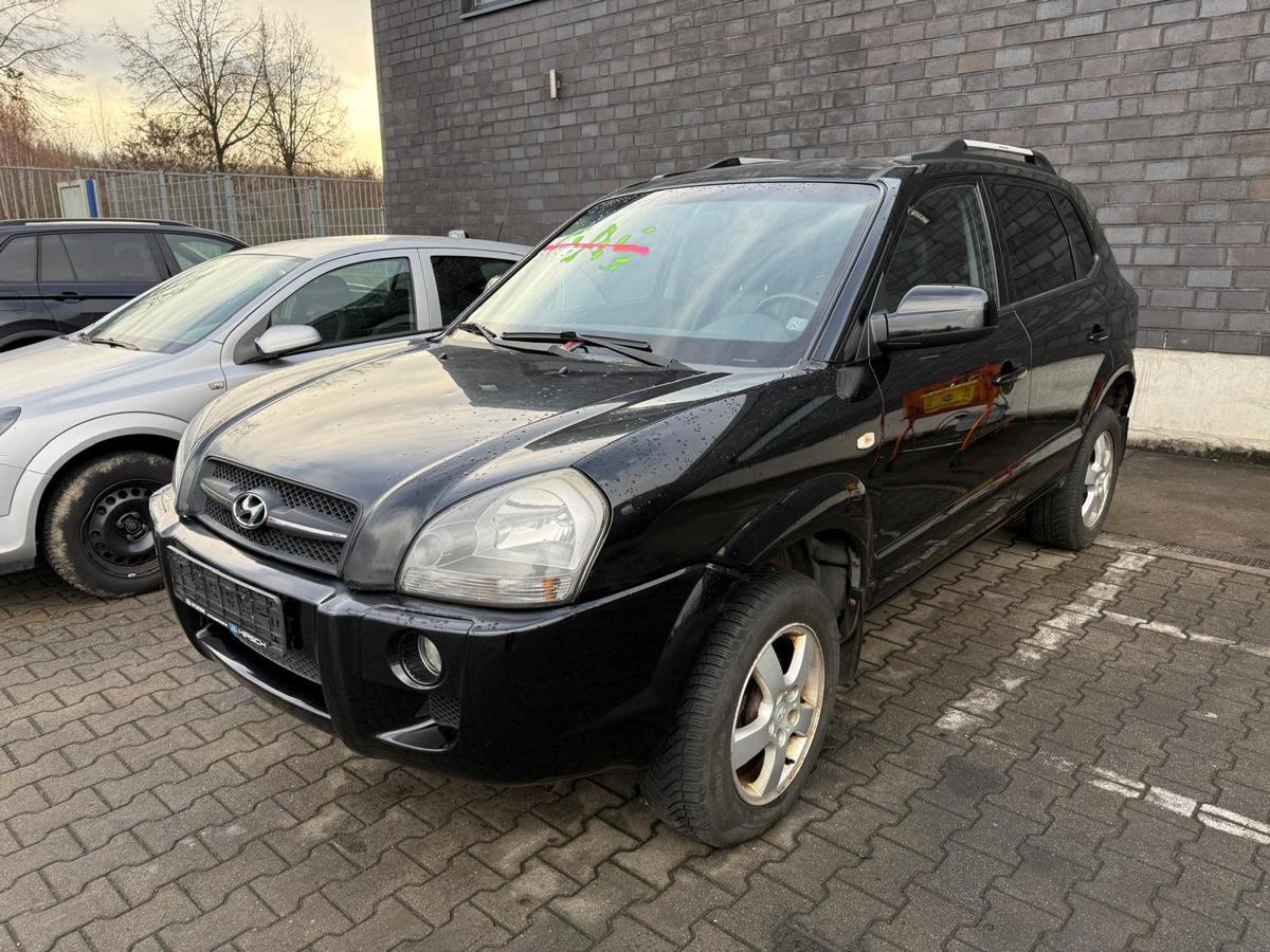 Hyundai Tucson JM original Heckklappe ohne Scheibe EB Ebony Black Rohbau BJ06